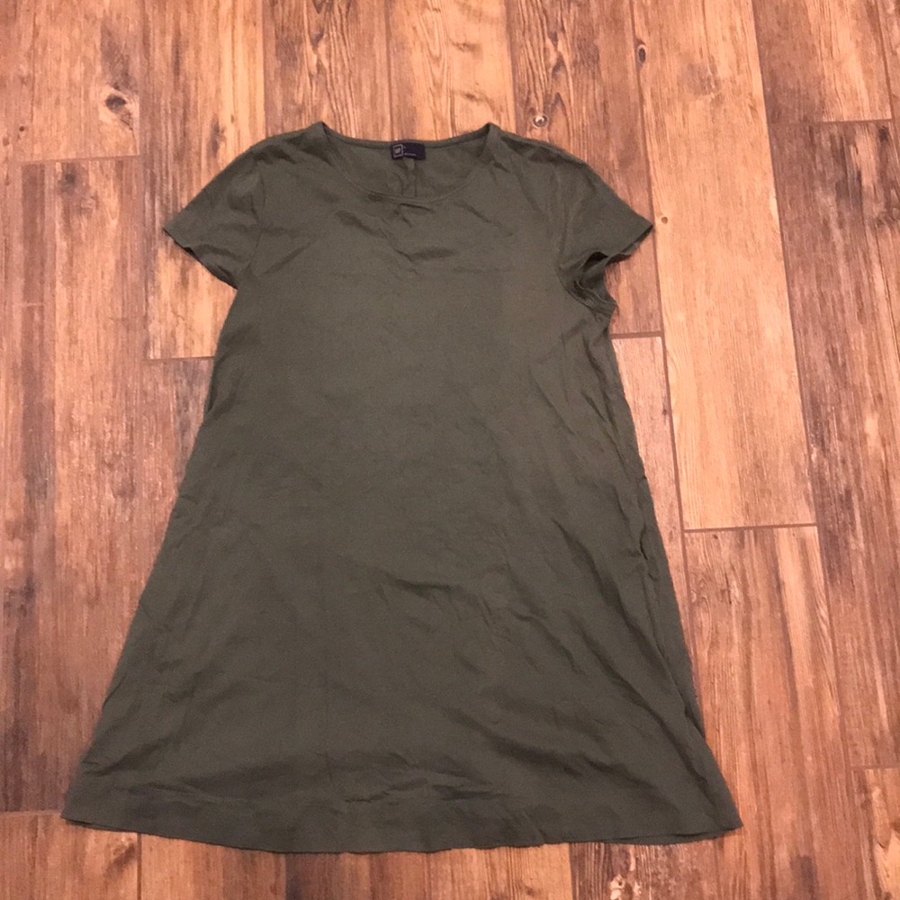 Army Green T shirt dress with Pockets!!!
